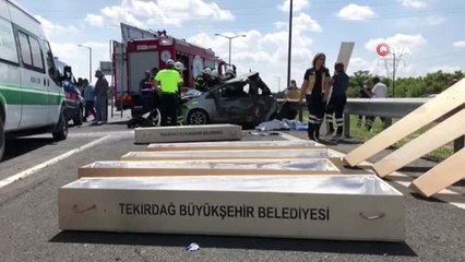 Tekirdağ'da feci kaza: 5 ölü
