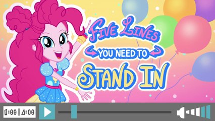 MLP: Equestria Girls Season 2 Episode 18  Five Lines You Need To Stand In