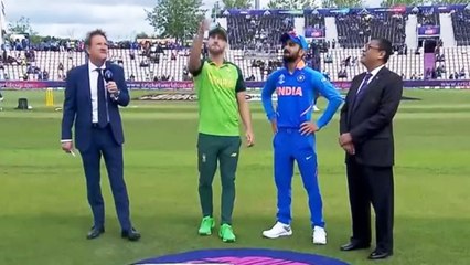 World Cup 2019 IND vs SA: South Africa won the toss & elected to bat first | वनइंडिया हिंदी