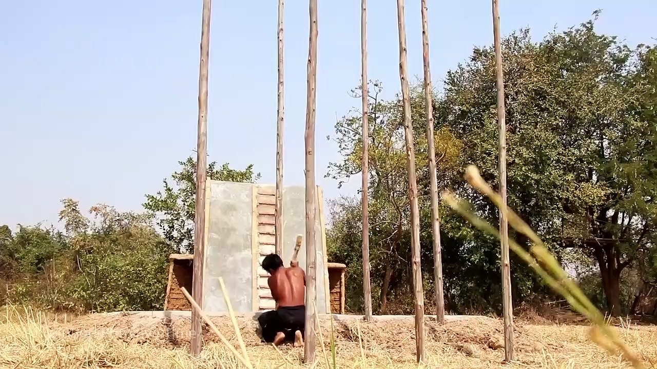 Unbelievable! Build Three  - Story Villa House For Jumps Into Swimming Pool By Ancient Skills