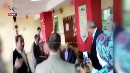 محافظ الجيزة يوزع العيدية على الأيتام ويزور مرضى مستشفى الوراق