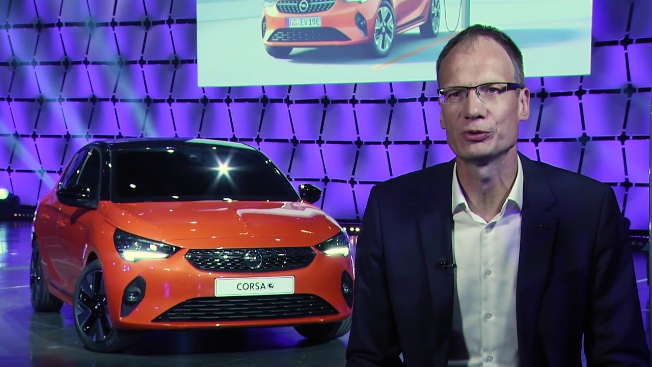 Opel wird elektrisch - CEO Lohscheller präsentiert neuen Corsa-e