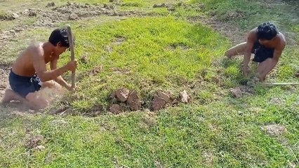 build swimming pool around underground in Wild (part 1 )