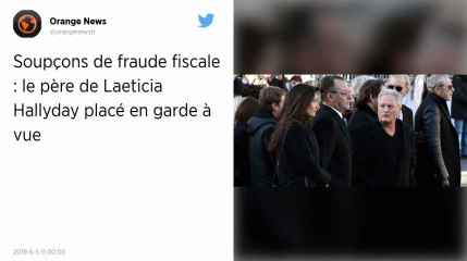 Le père de Laeticia Hallyday en garde à vue pour soupçons de fraude fiscale