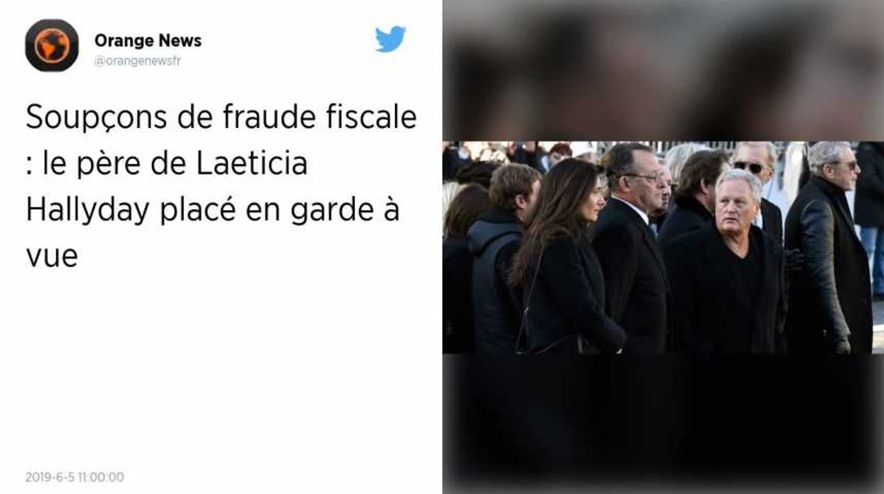 Le père de Laeticia Hallyday en garde à vue pour soupçons de fraude fiscale