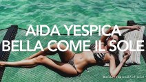 Aida Yespica e il panorama su Instagram