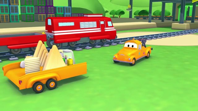 L'Atelier de Peinture de Tom la Dépanneuse : Troy est le Trainosaur | Dessin animé pour enfants