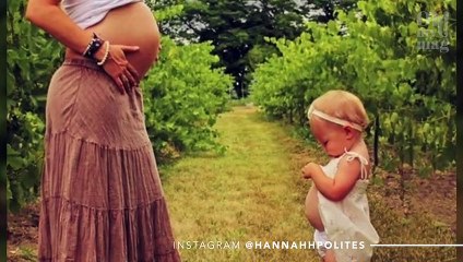 Una modelo es criticada por subir fotos durante su embarazo