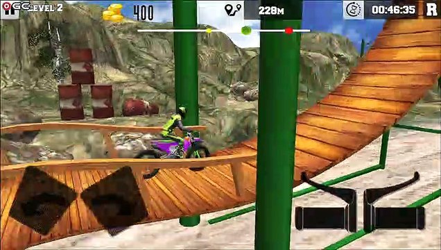Crazy Bike Stunt Track Forest Track Motor Race Games - Android Gameplay FHD