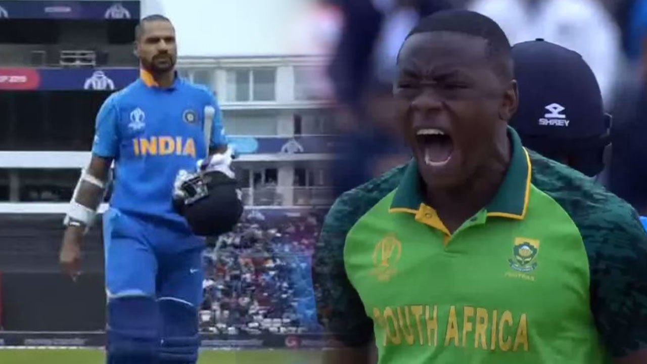 World Cup 2019 IND vs SA: Kagiso Rabada gets Shikhar Dhawan early in 228 chase| वनइंडिया हिंदी