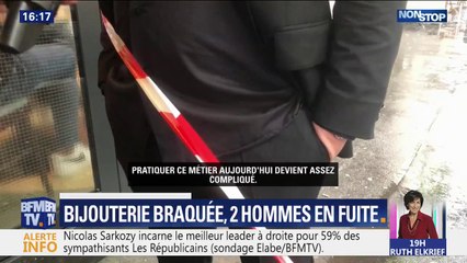 Braquage à Paris: pour le neveu du bijoutier, "pratiquer ce métier devient aujourd'hui assez compliqué"