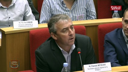 Loi Egalim : échange tendu entre Patrick Bénézit (FNSEA) et Jacques Creyssel (FCD)