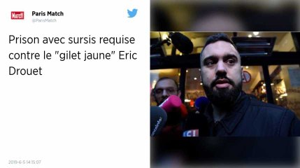 Procès d’Eric Drouet. Le parquet requiert 4 mois de prison avec sursis à l’encontre du Gilet jaune