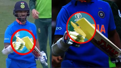 World Cup 2019 IND vs SA: Kagiso Rabada's thunderbolt cracks Shikhar Dhawan's bat | वनइंडिया हिंदी