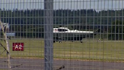 President Trump leaves UK following state visit