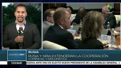 Rusia y Siria profundizan su cooperación comercial y diplomática