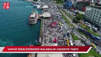 Eminönü’nde bayram izdihamı!