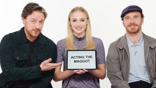 Sophie Turner, James McAvoy and Michael Fassbender Teach You English, Scottish and Irish Slang