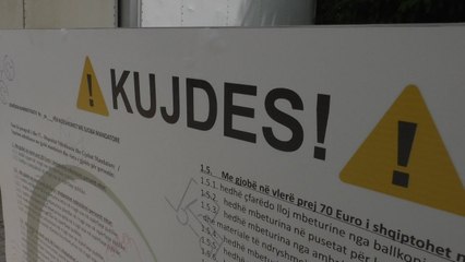 Vendosen tabela informuese për gjobat mandatore në lokacione të ndryshme-Ljame