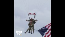 Vivez avec Tom Rice, 97 ans, le saut en parachute qu'il a exécuté pour les 75 ans du Débarquement