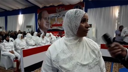 «ناس كتير معانا خرجت».. غارمة:قضيت 3 شهور فقط و«ربنا يخلي السيسي»