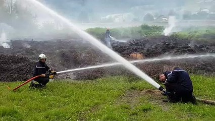 Savoie : les pompiers à la manoeuvre pour éteindre un énorme écobuage illégal à Fréterive
