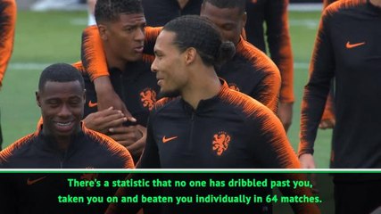 Van Dijk 'not focused' on incredible dribbling statistic