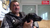 VIDÉO. Châtellerault : son chien avait été tué par trois molosses, la SPA lui en confie un nouveau