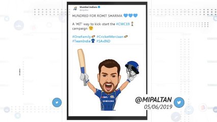 Socialeyesed - Rohit Sharma's century helps India beat South Africa