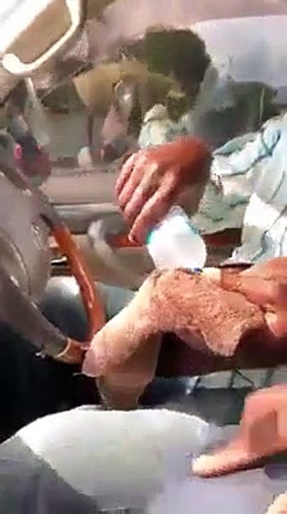 Retired senior cop pepper sprayed by policeman