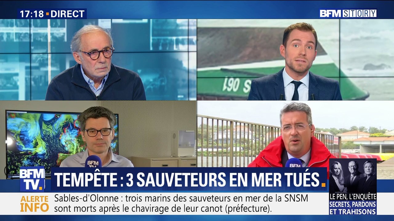 Tempête Miguel: trois sauveteurs morts en mer (1/2)