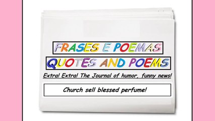 Funny news: Church sell blessed perfume! [Quotes and Poems]