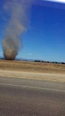 Huge Dust Devil in the Desert