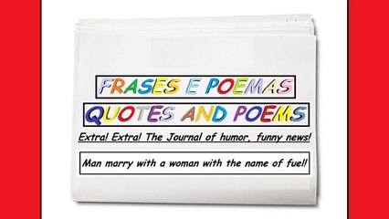 Funny news: Man marry with a woman with the name of fuel! [Quotes and Poems]