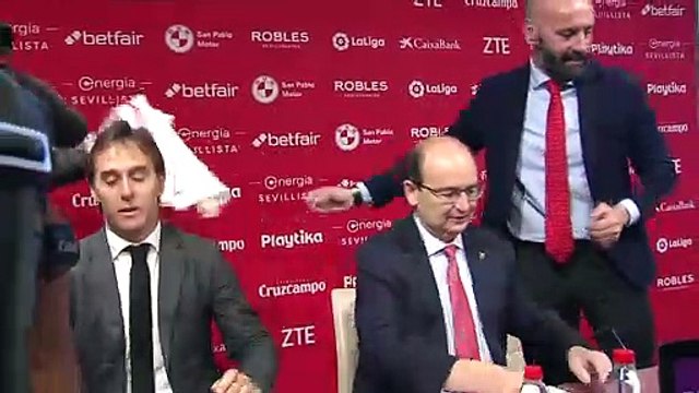 El Sevilla FC presenta a Lopetegui como nuevo entrenador