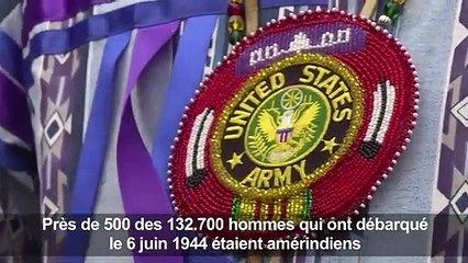 Débarquement: cérémonie aux couleurs amérindiennes à Omaha Beach