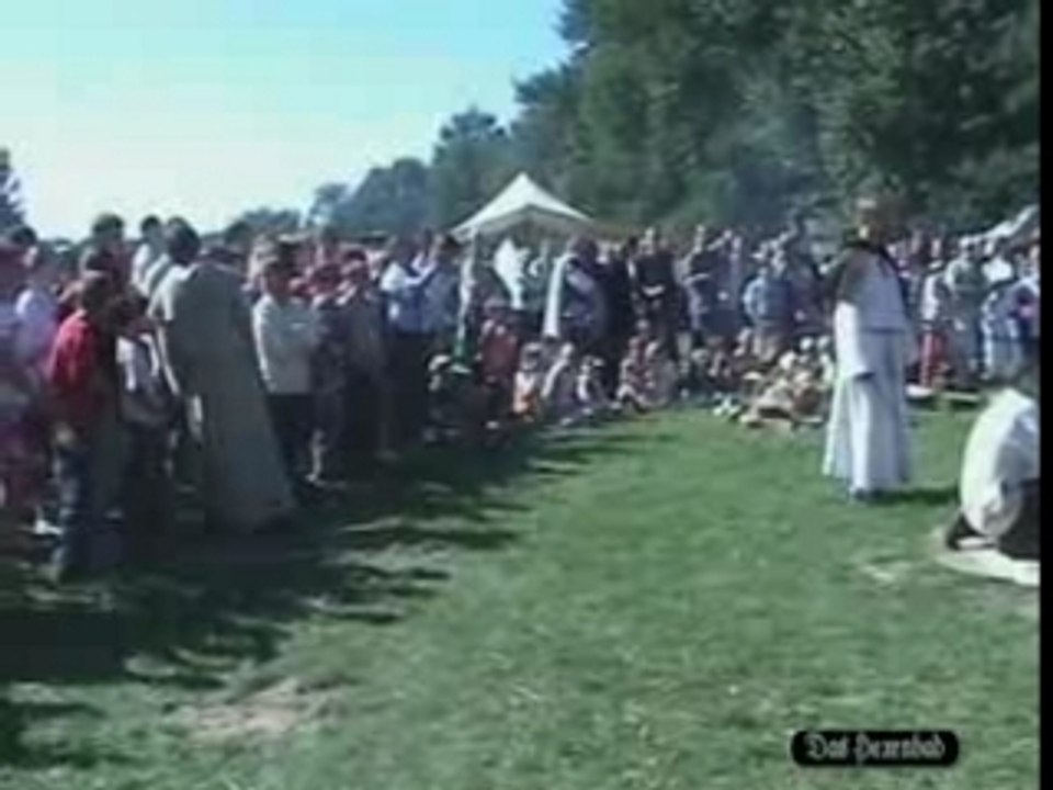 Schreiende hexe, vor der wasserprobe.