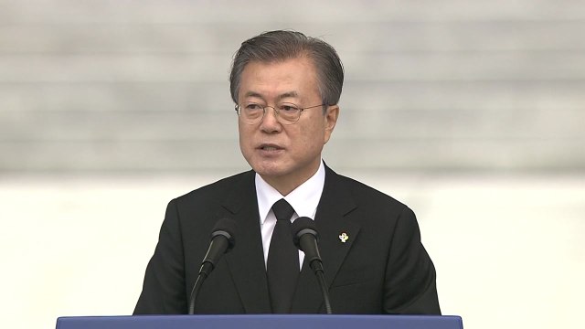 제64회 현충일 추념식…문재인 대통령 추념사 / YTN