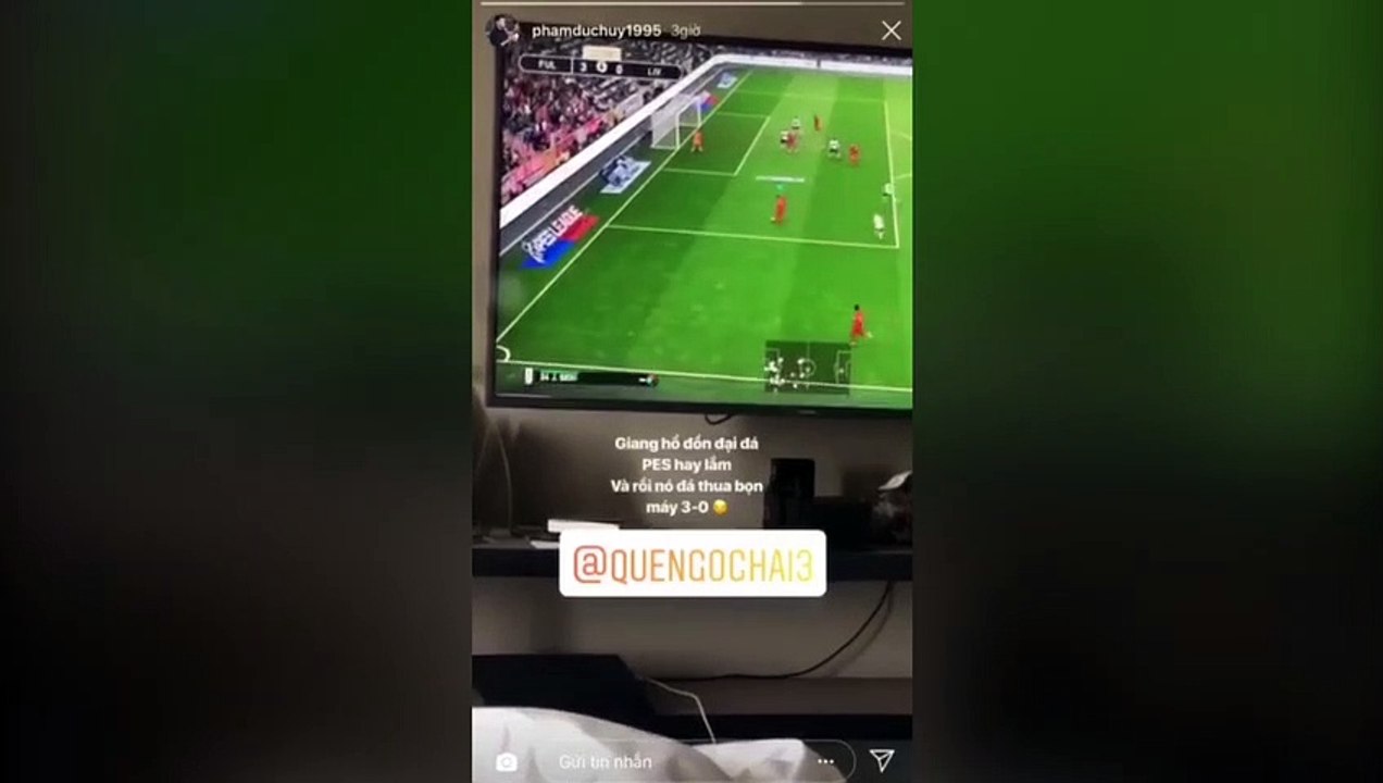 Đức Huy, Xuân Trường chơi game trước trận gặp thái lan