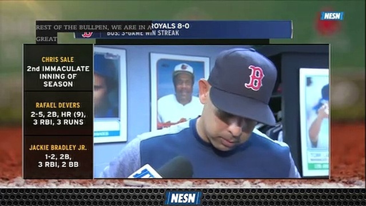Alex Cora Happy With Red Sox Offense In Win Over Royals