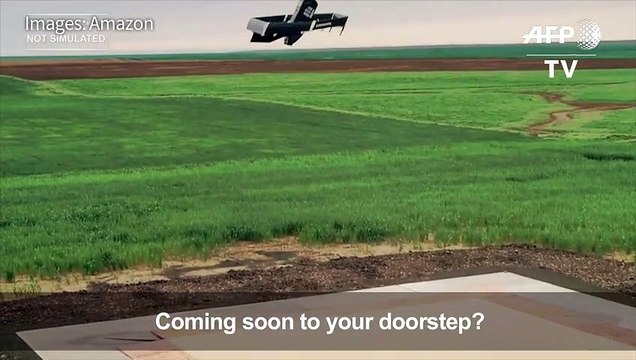 Amazon shows off latest delivery drones