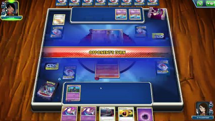 Hidden Moon vs Mental Might (Pokemon TCG Online)