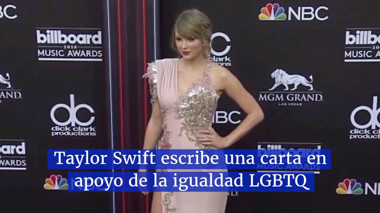 Taylor Swift escribe una carta en apoyo de la igualdad LGBTQ