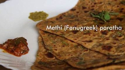 How to Make Methi Paratha (Fenugreek) I Kshri's Kitchen