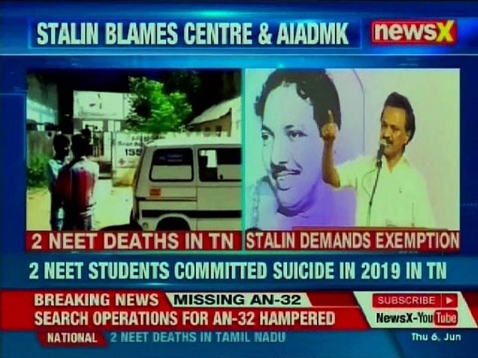 DMK president MK Stalin blames centre and AIADM...