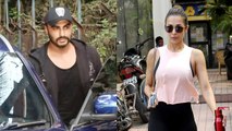 Arjun Kapoor ARRIVES With GF Malaika Arora At Satyam Dance Class Juhu