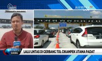 Hari Kedua Lebaran, Lalu Lintas di Gerbang Tol Cikampek Utama Padat