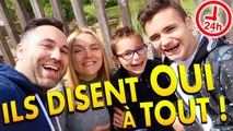 ILS DISENT OUI À TOUT PENDANT 24H !!! - YES MAN CHALLENGE GÉANT À 4