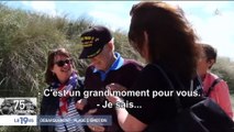 En larmes, des vétérans américains reviennent pour la première fois sur la plage d'Utah Beach - Regardez