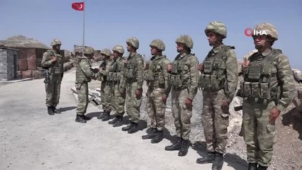 Teröristlerin korkulu rüyası hudut kartallarından Pençe harekatına tam destek